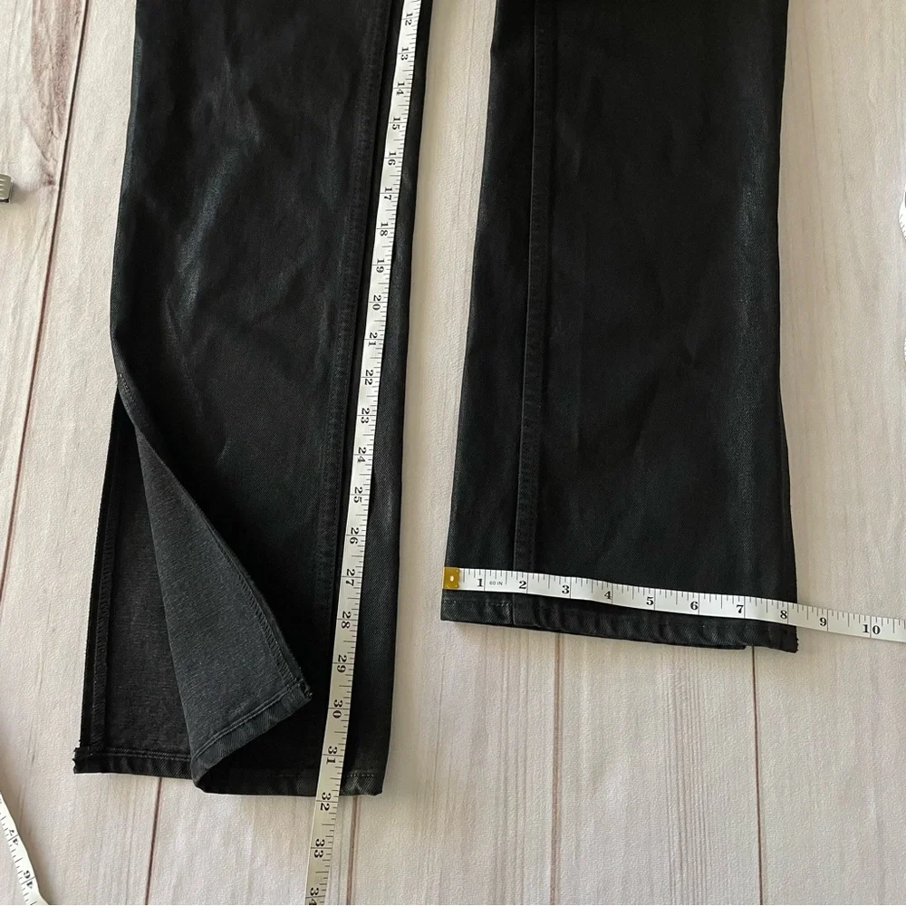 NWOT GRLFRND Hailey Low Rise Slim Boot Jeans Pants Womens 27 in Manhattan Coated - Picture 15 of 16
